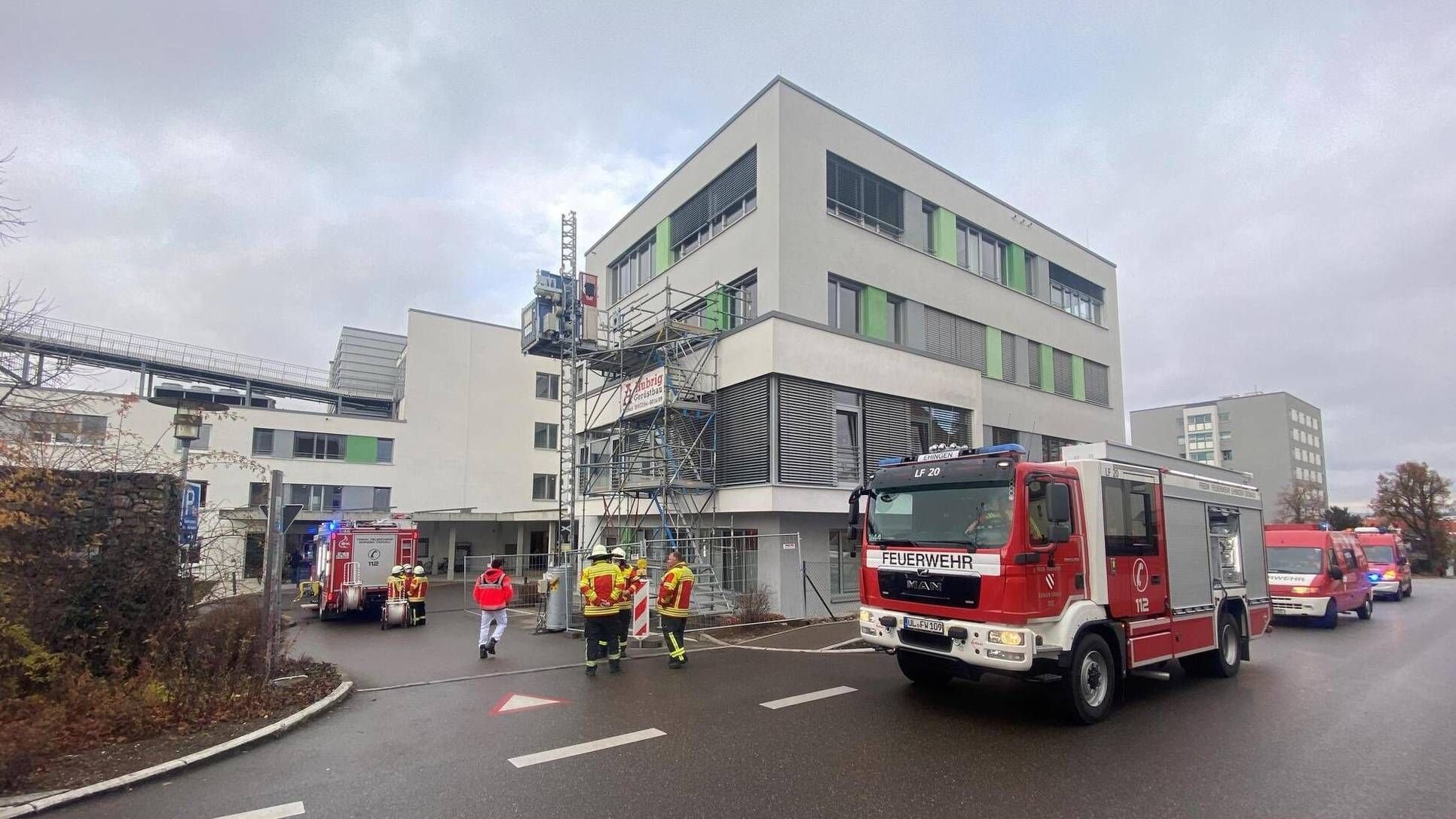 Technischer Defekt L St Einsatz Am Krankenhaus Ehingen Aus