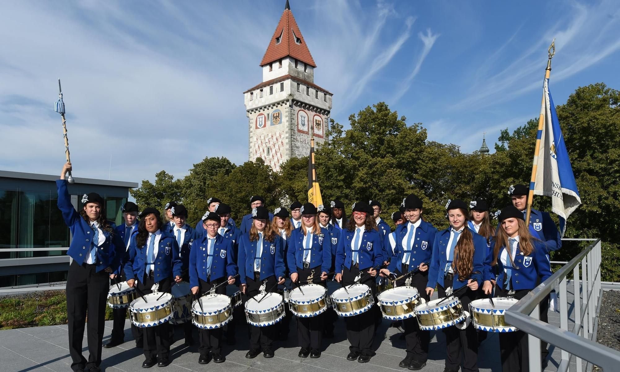 Rutentrommler Steigen Der SZ Aufs Dach