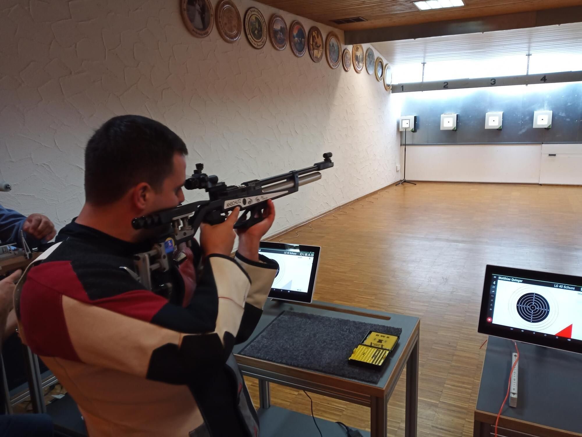 Elektronische Schießanlage im Jagstzeller Schützenhaus offiziell in
