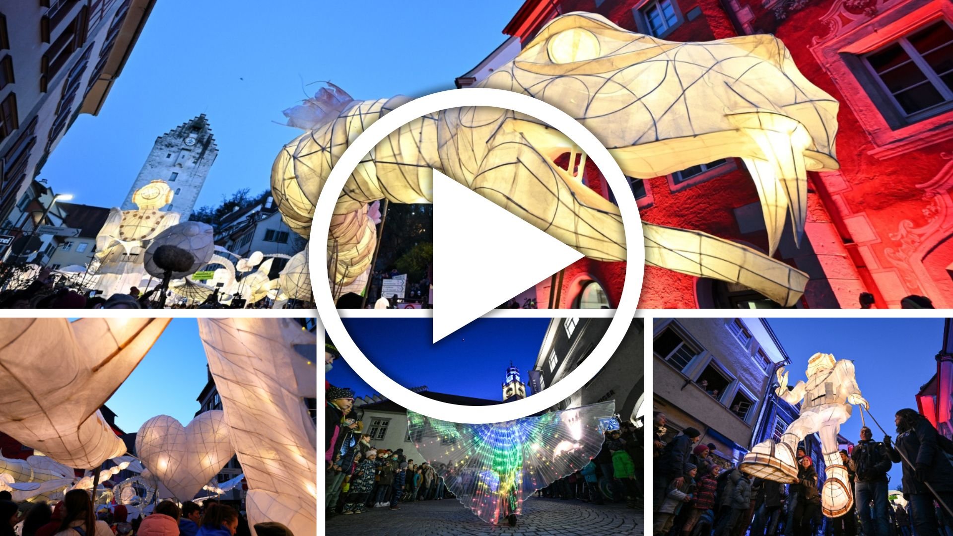 MIT VIDEO: So spektakulär war das Ravensburger Lichterfest