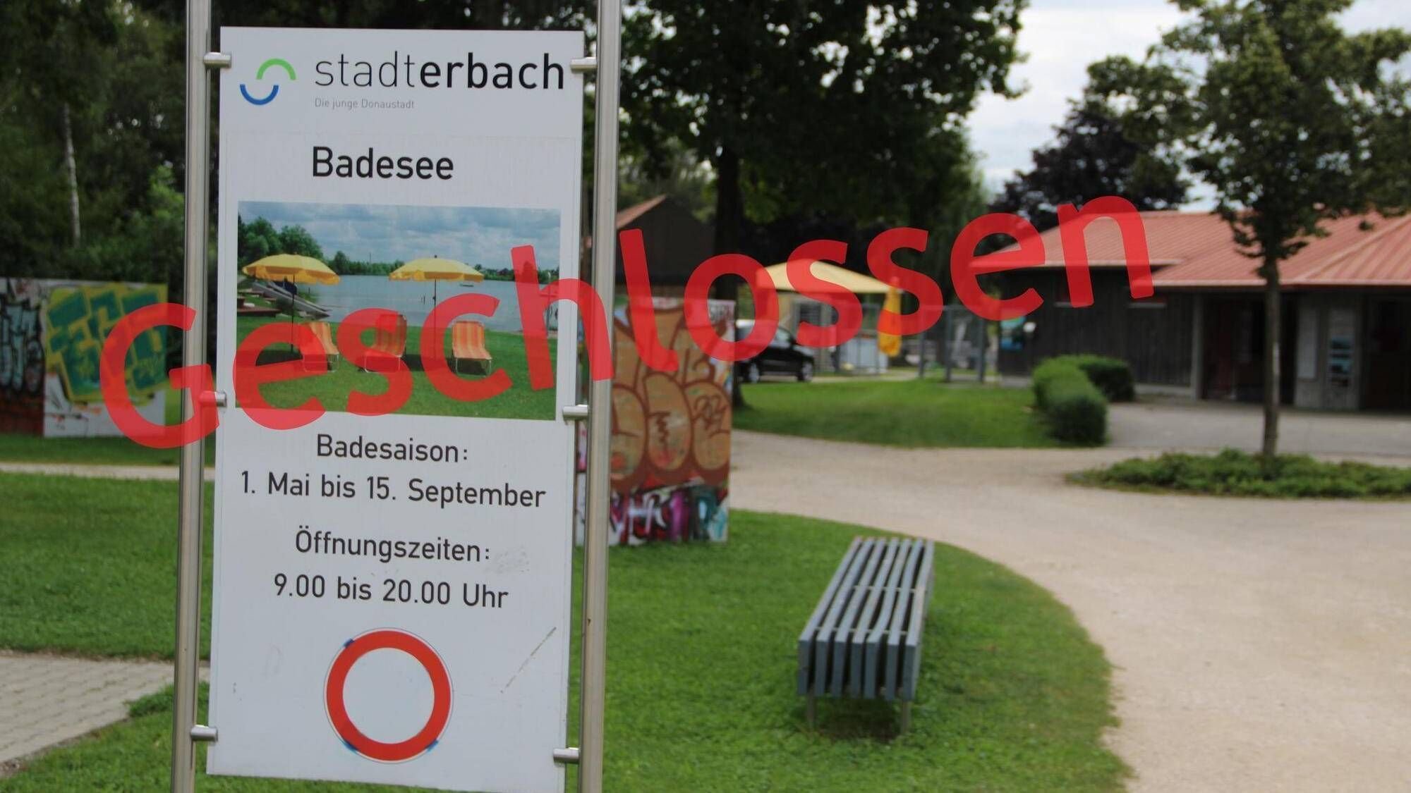 Der Badesee Erbach bleibt zu, weil es an Personal fehlt