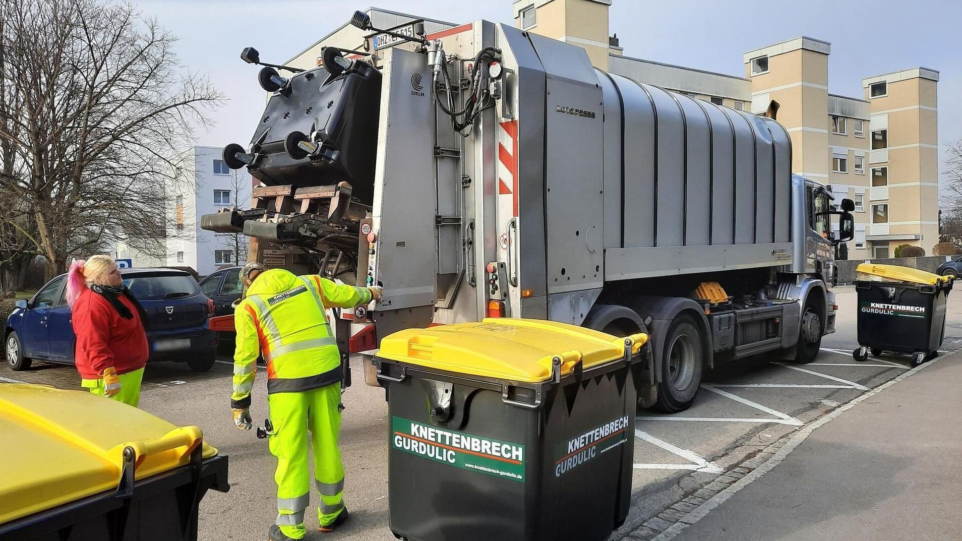 Dauerärger um die Gelbe Tonne Landkreis führt Krisengespräch