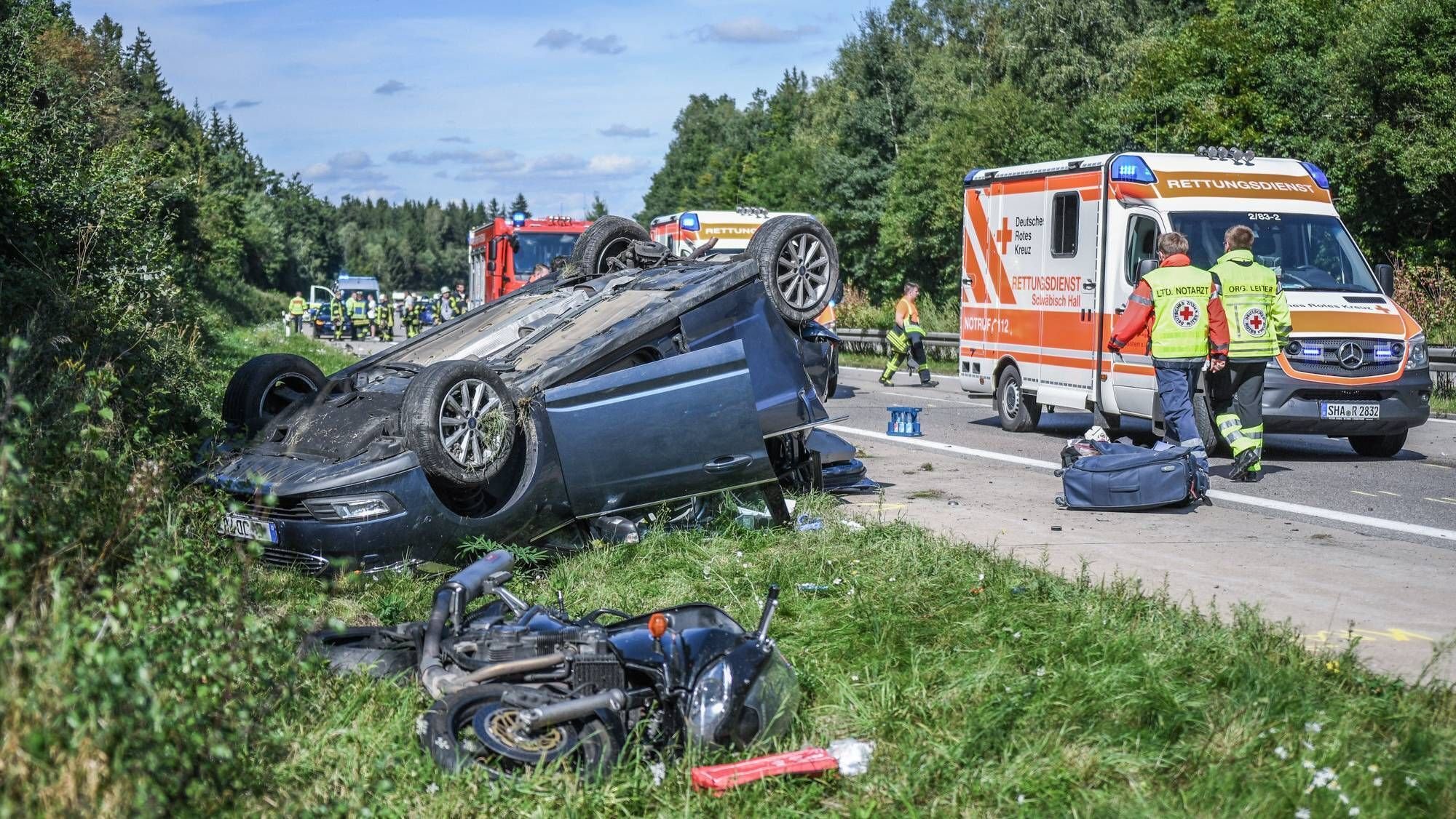 Zwei Menschen Sterben Bei Schwerem Unfall Auf A7 5517