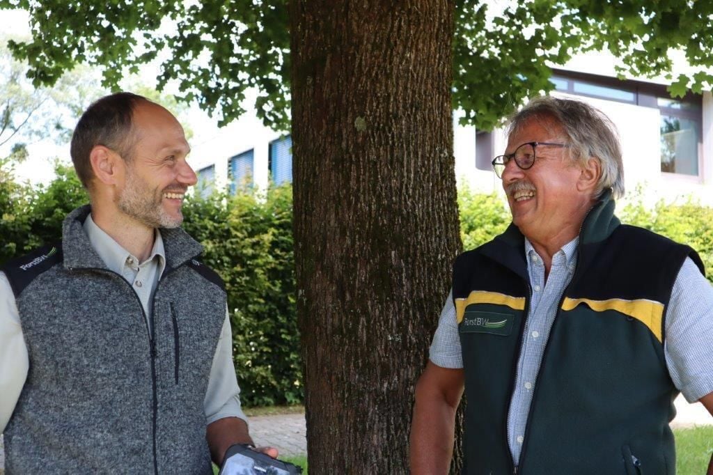 Revierübergabe bei bester Stimmungslage