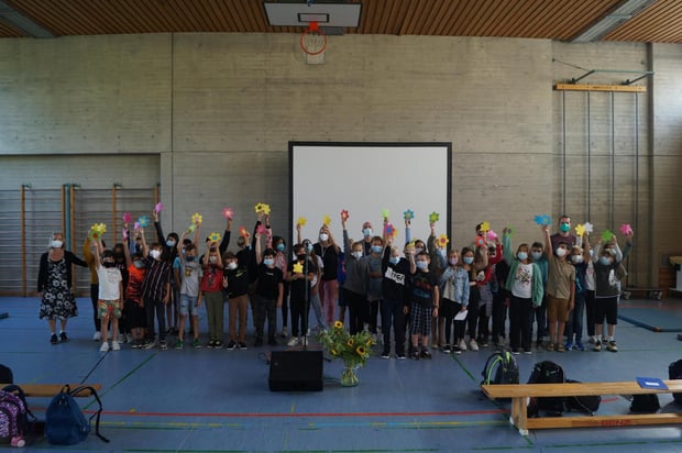 Begrüßung der neuen Fünfer