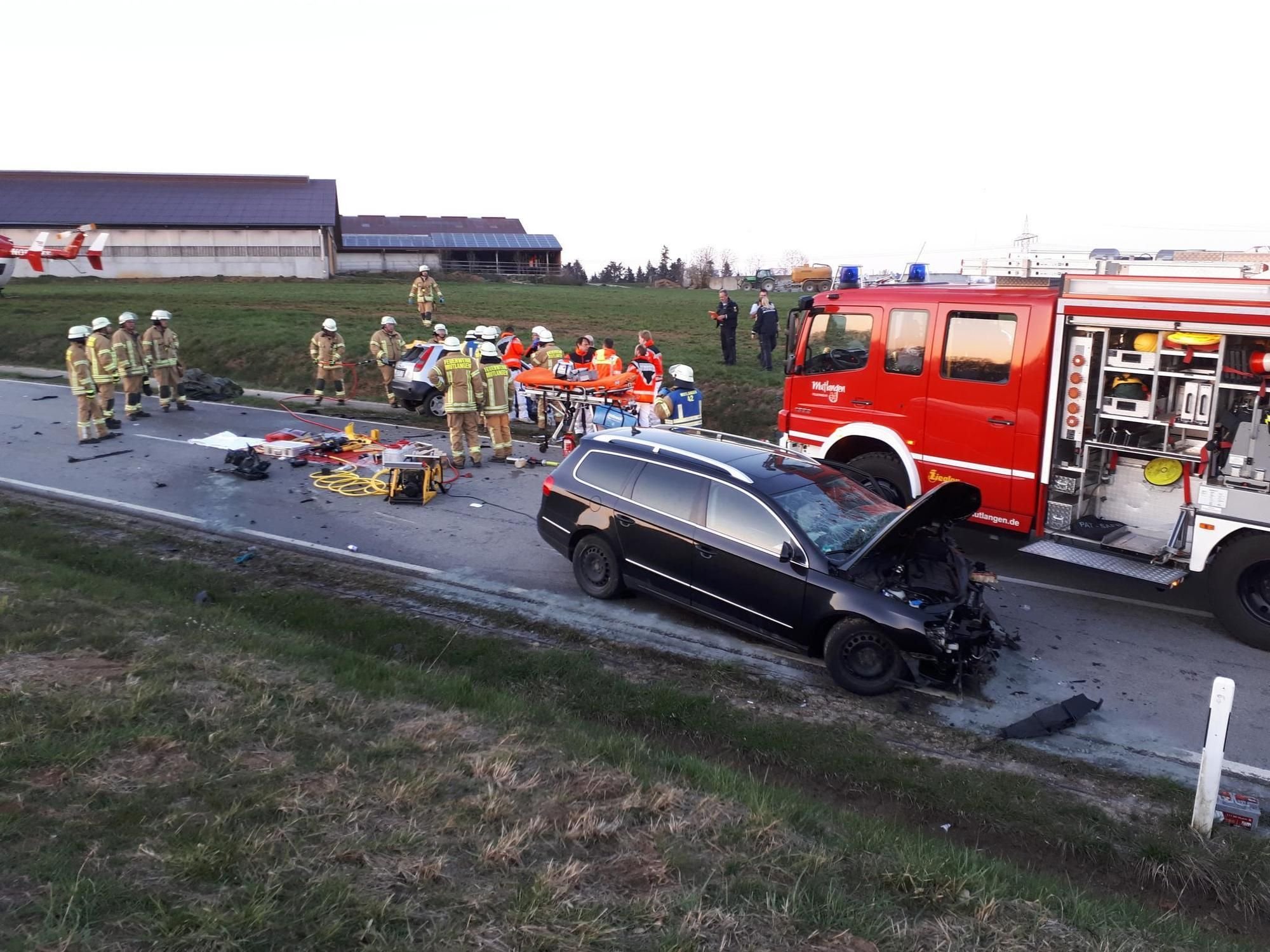 Schwerer Unfall Auf Der B32 Bei Amtzell: Mann Wird In Klinik Geflogen