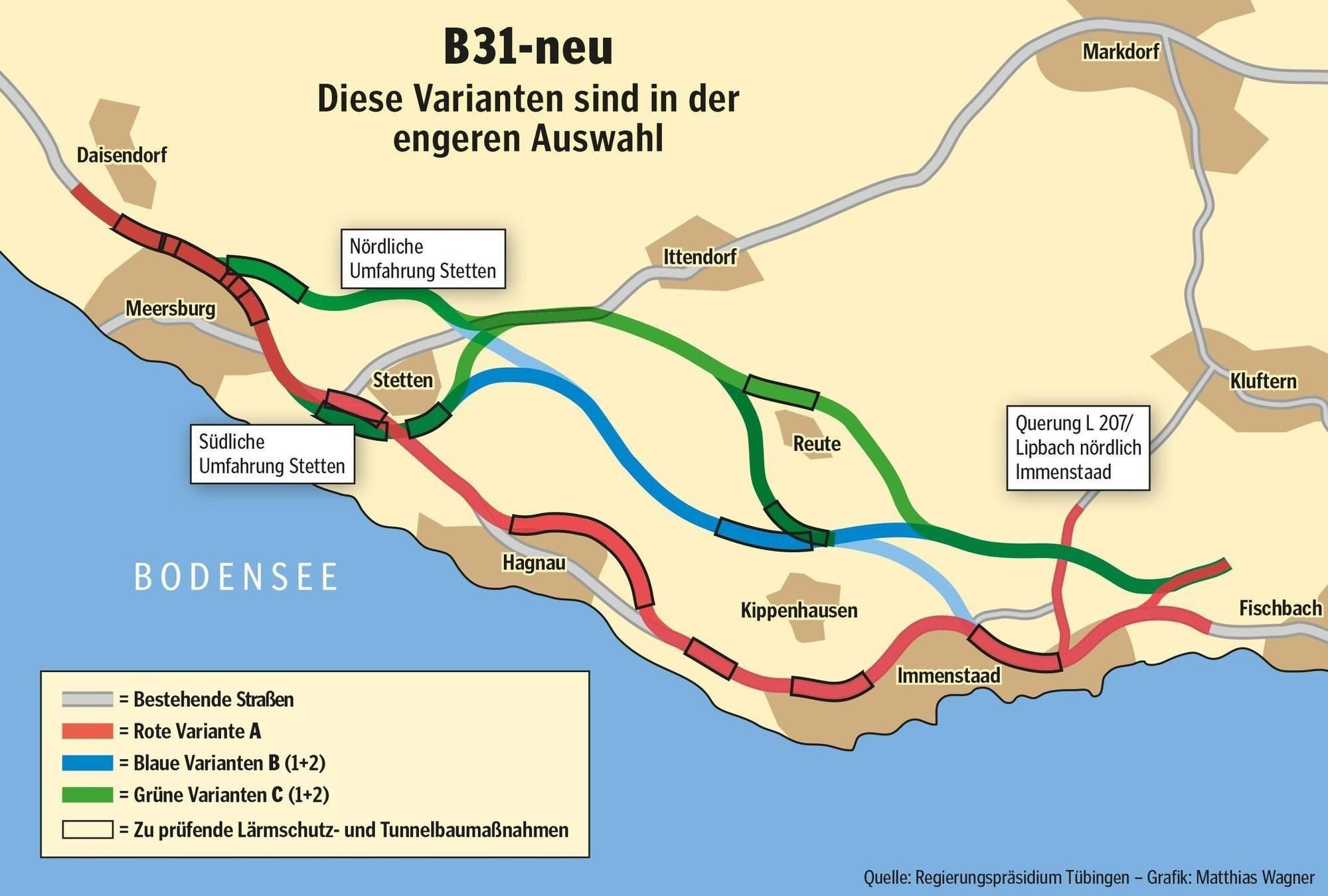 B 31-neu: Markdorf Fordert Dreispurigen Ausbau