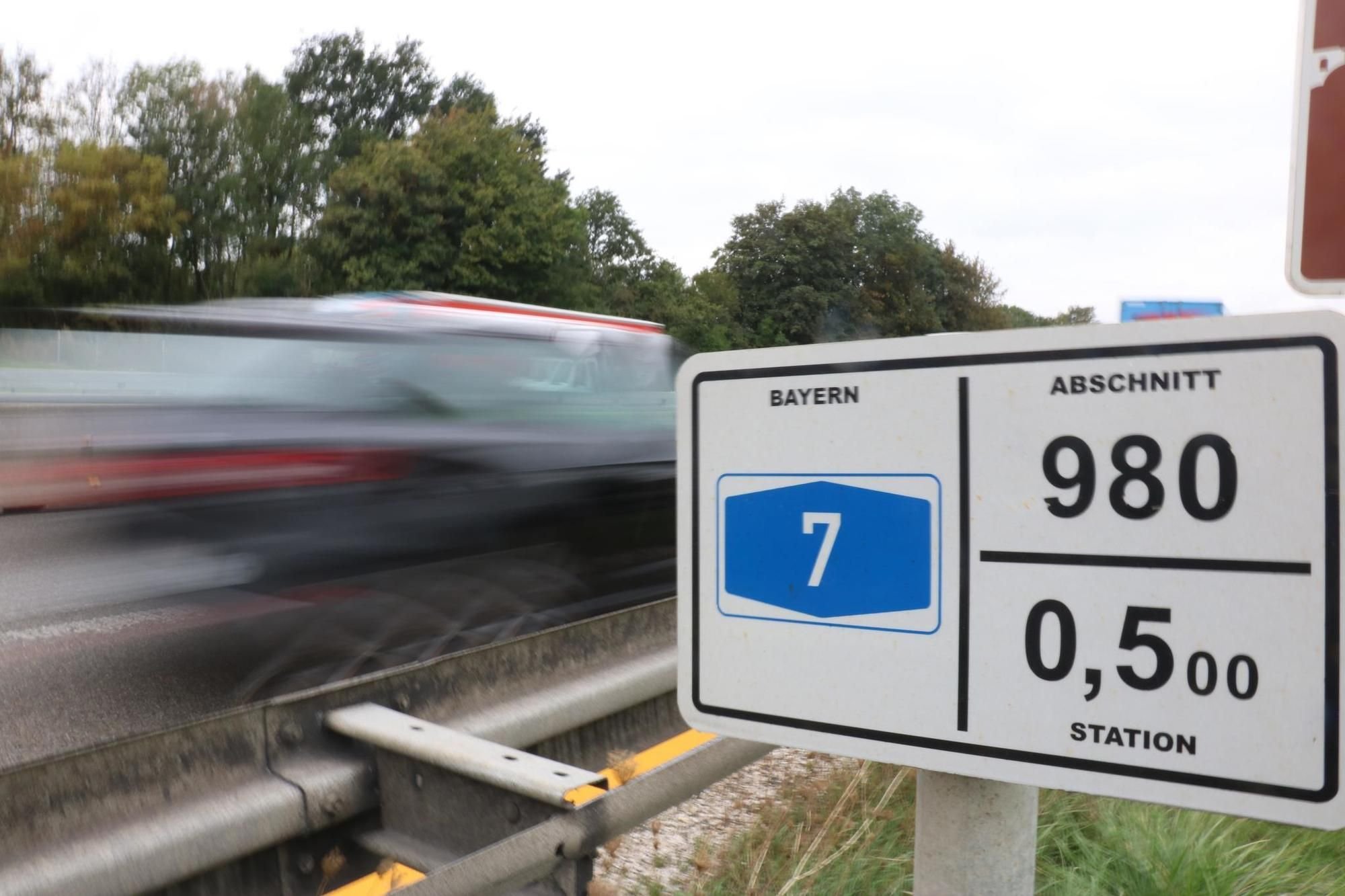 Chaos auf A7 beendet Verkehr fließt wieder normal