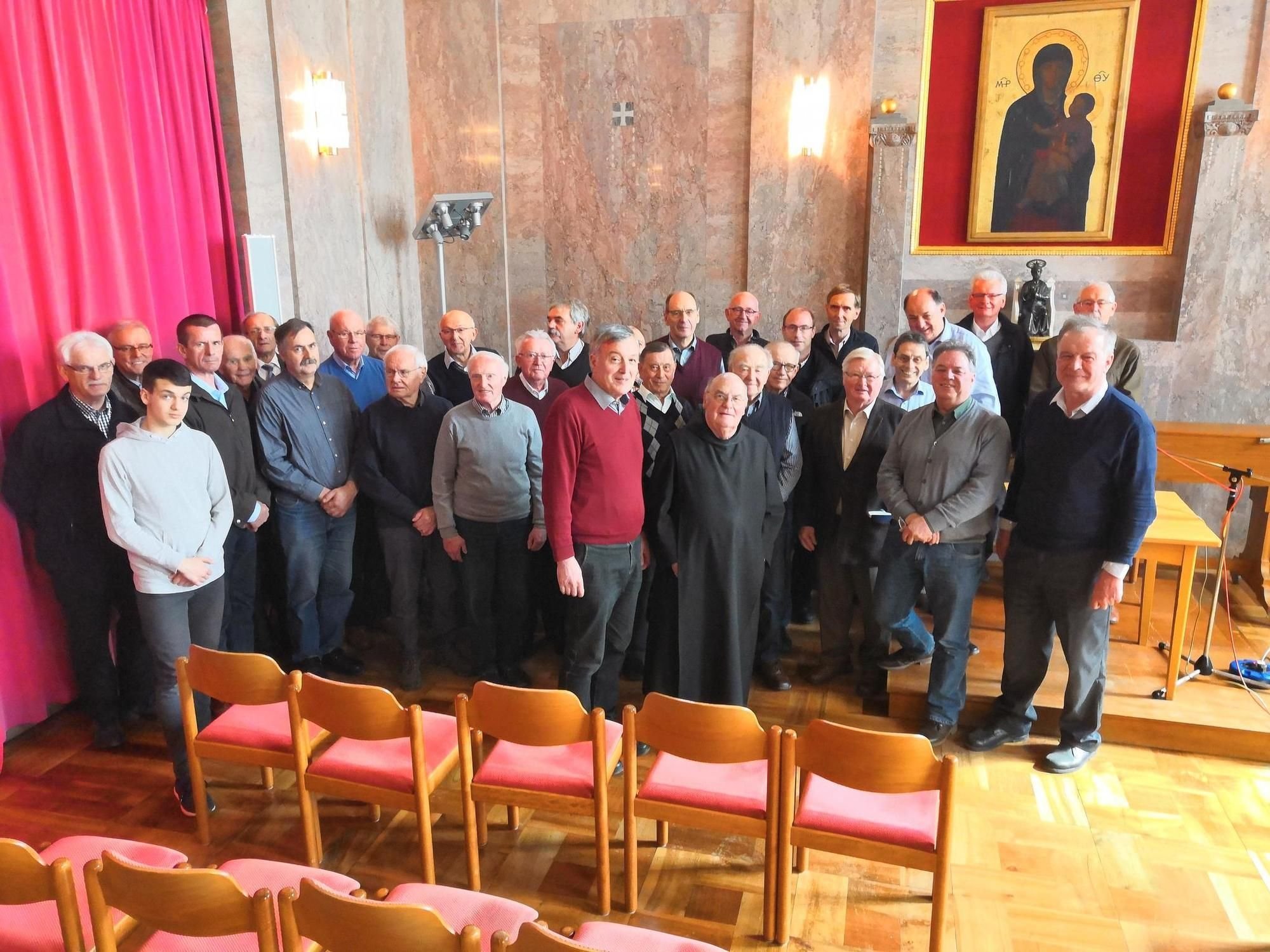 Männer besinnen sich in Beuron