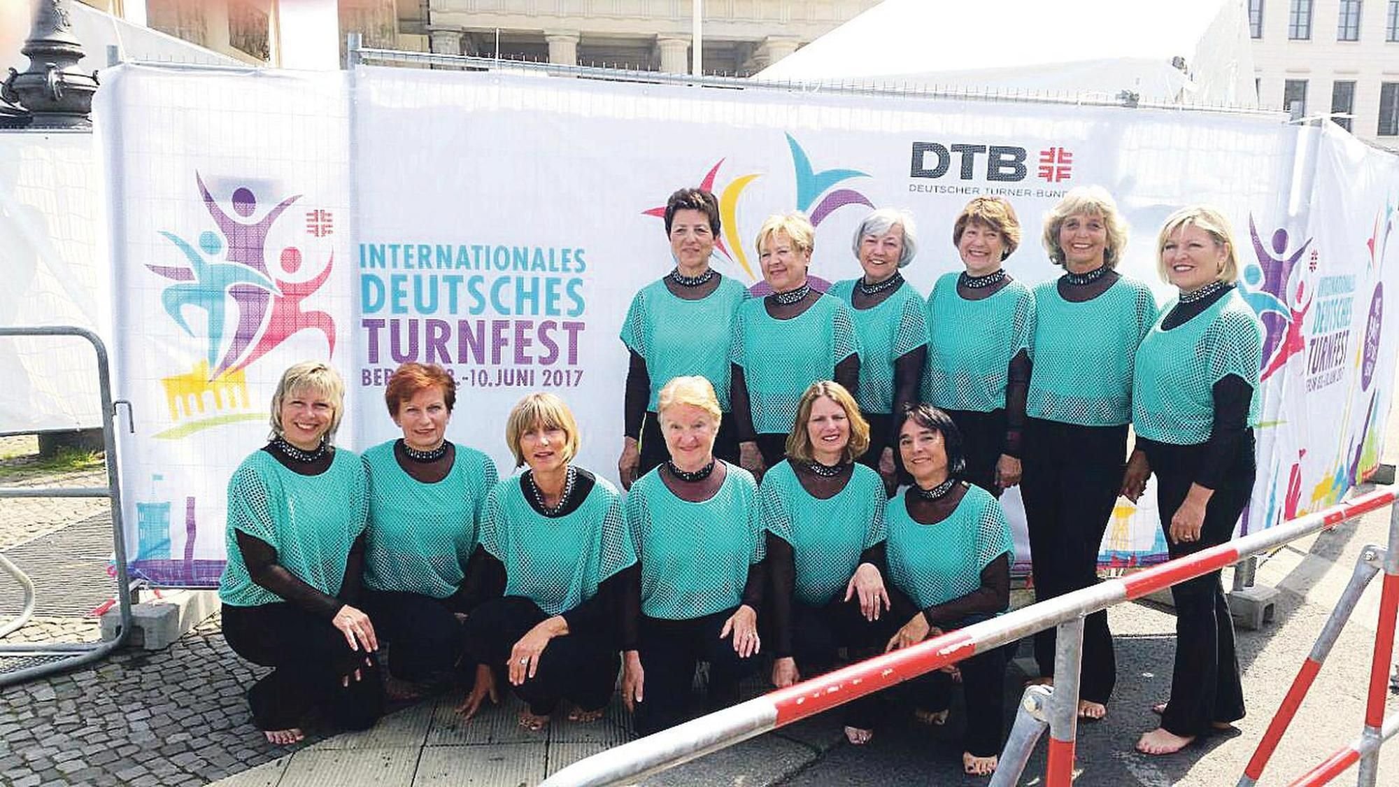 Gymnastikgruppe überzeugt in der Hauptstadt