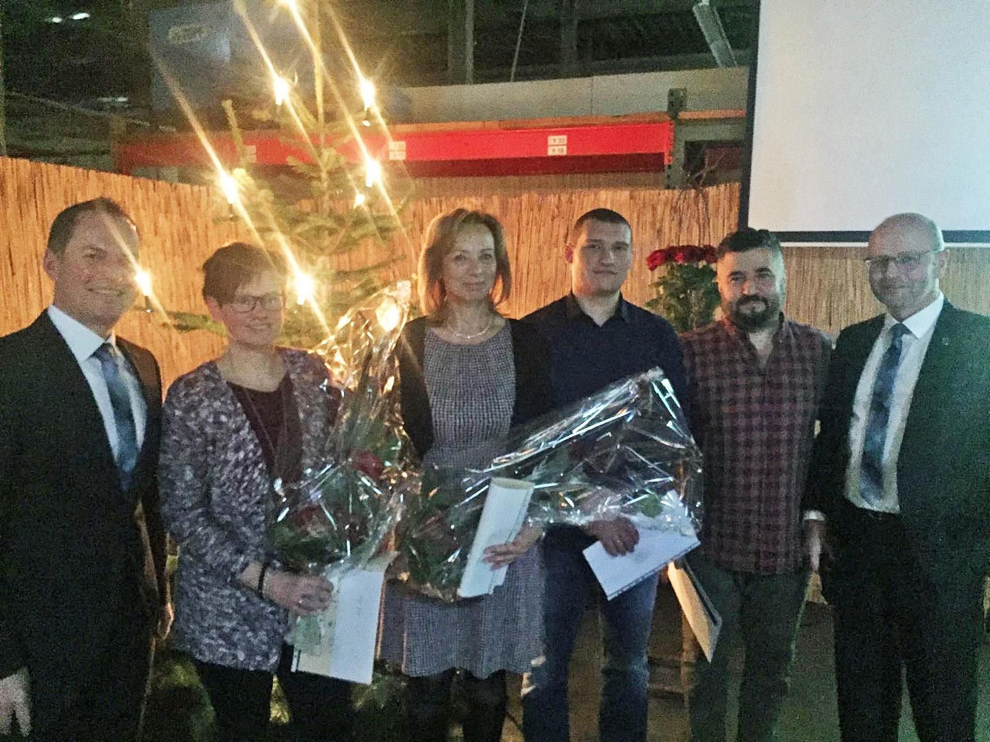 Ehrungen bei Pfeiffer Metalltechnologie