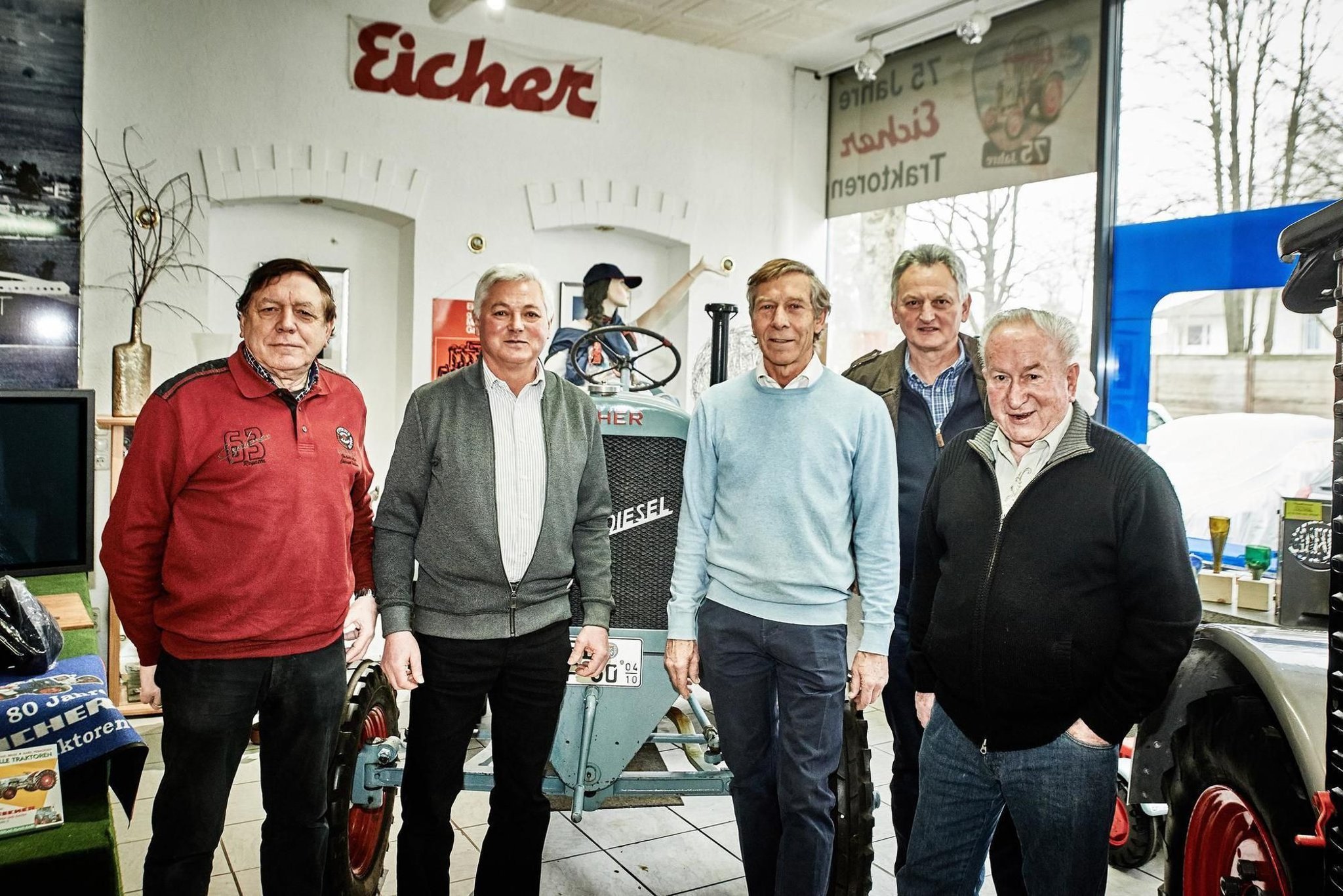 Zum Oldtimertreffen kommt Egon Eicher