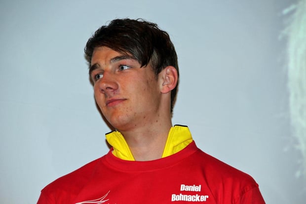 Daniel Bohnacker fährt in Arosa auf das Podest