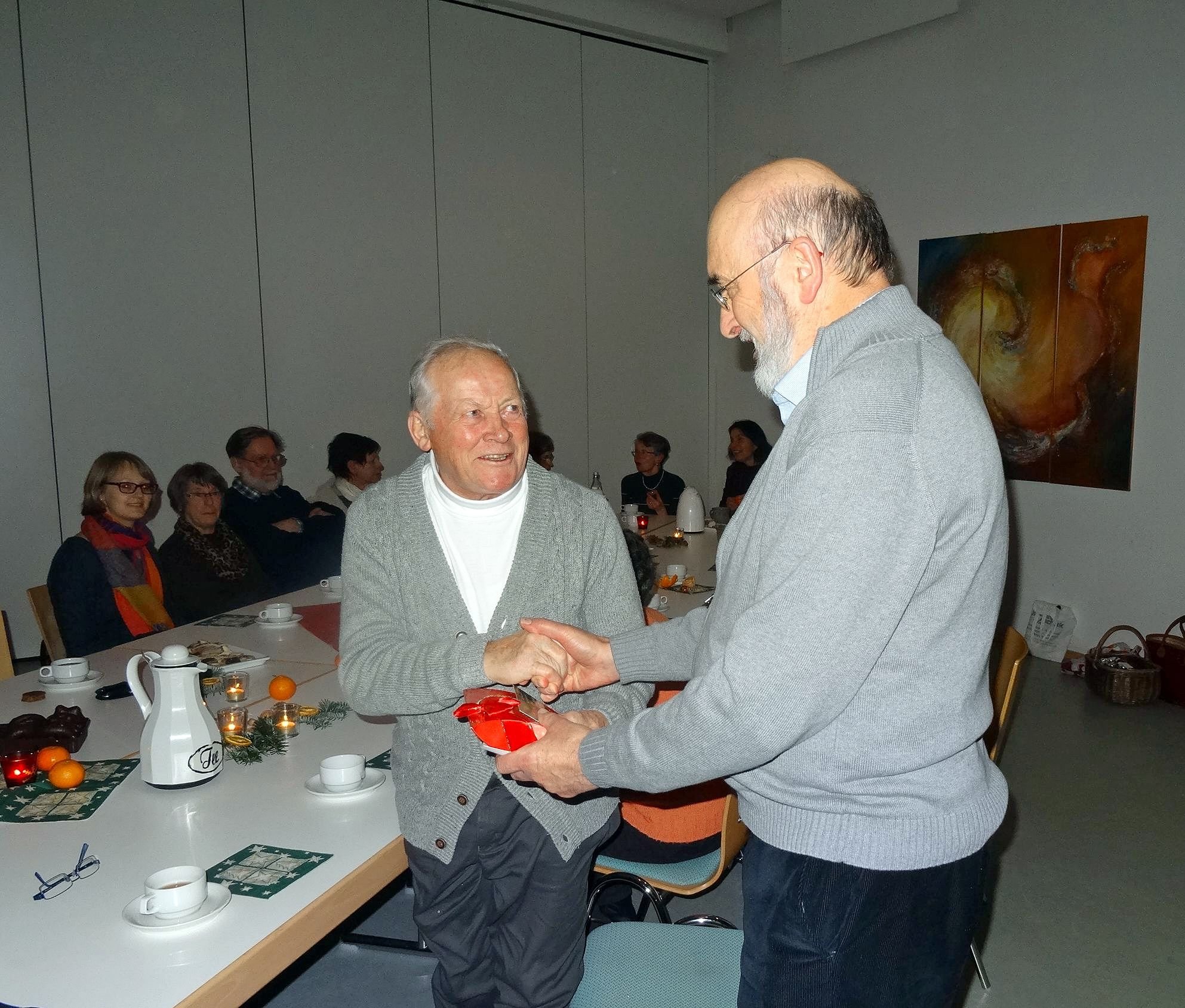 Hans Sauter nach 45 Jahren als Sänger verabschiedet