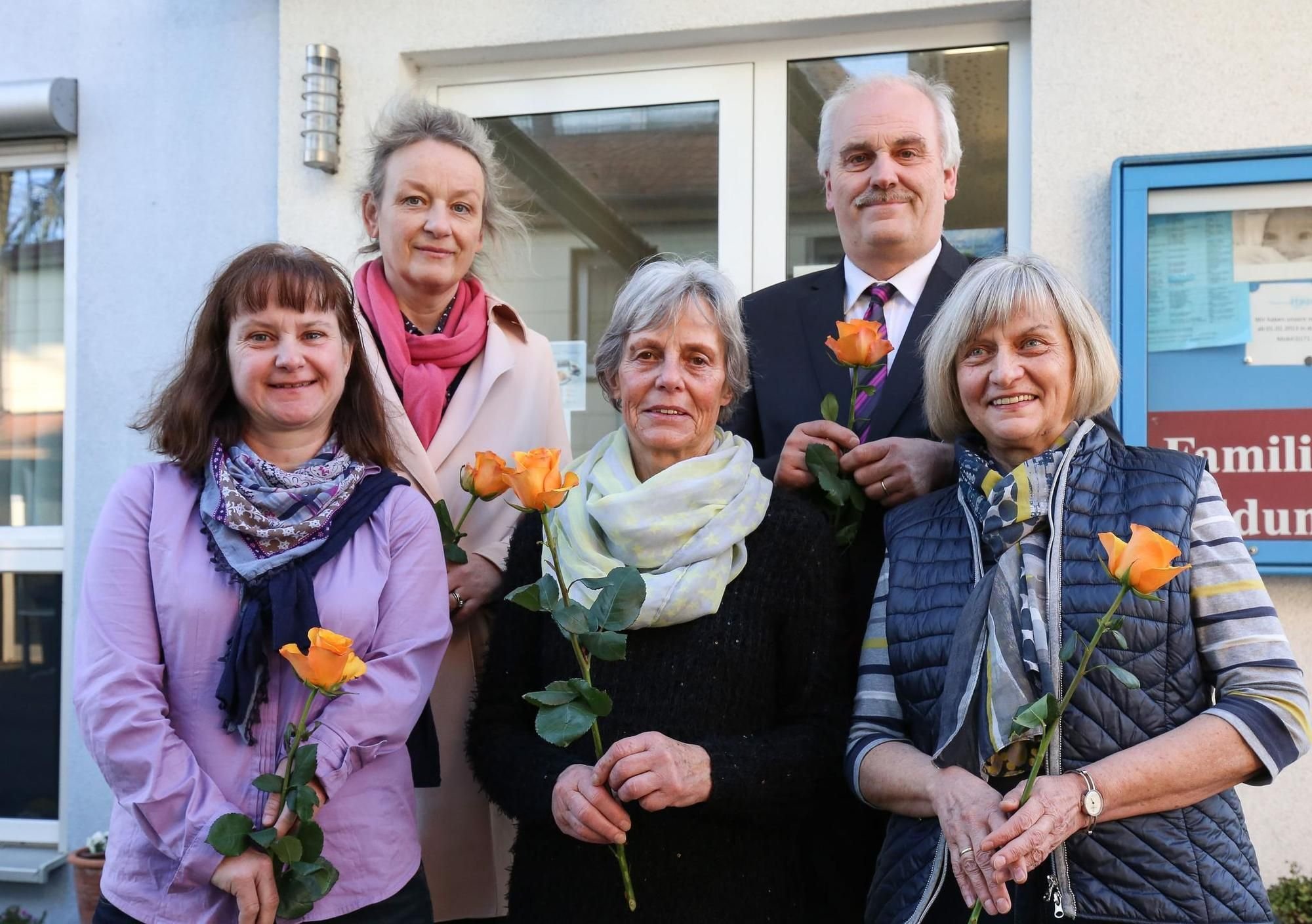 Heike Haidn wird verabschiedet