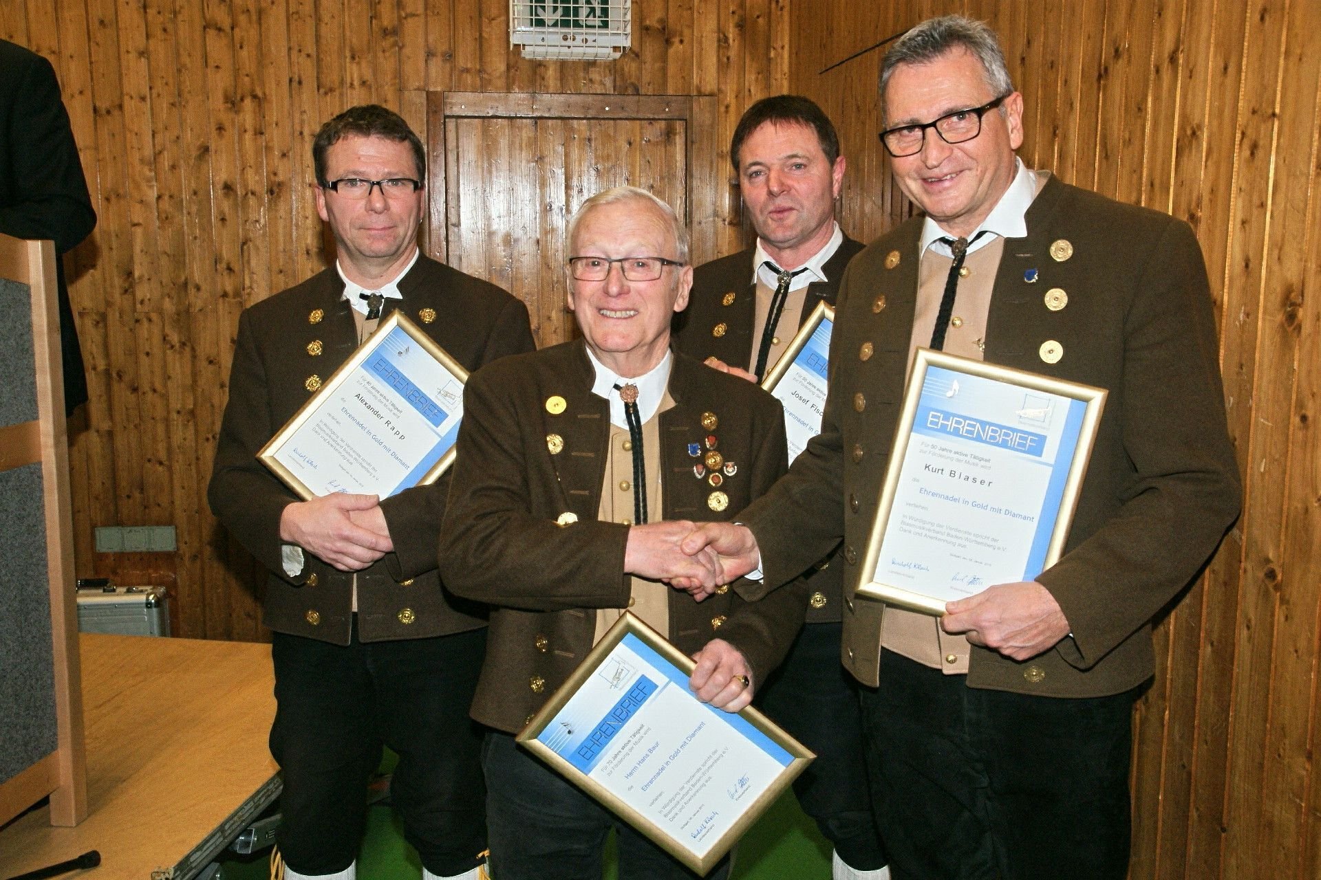 Hans Baur musiziert seit 70 Jahren