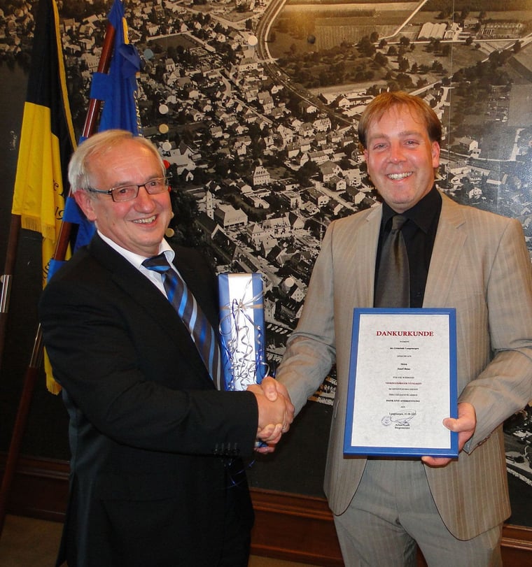 Josef Benz feiert Dienstjubiläum