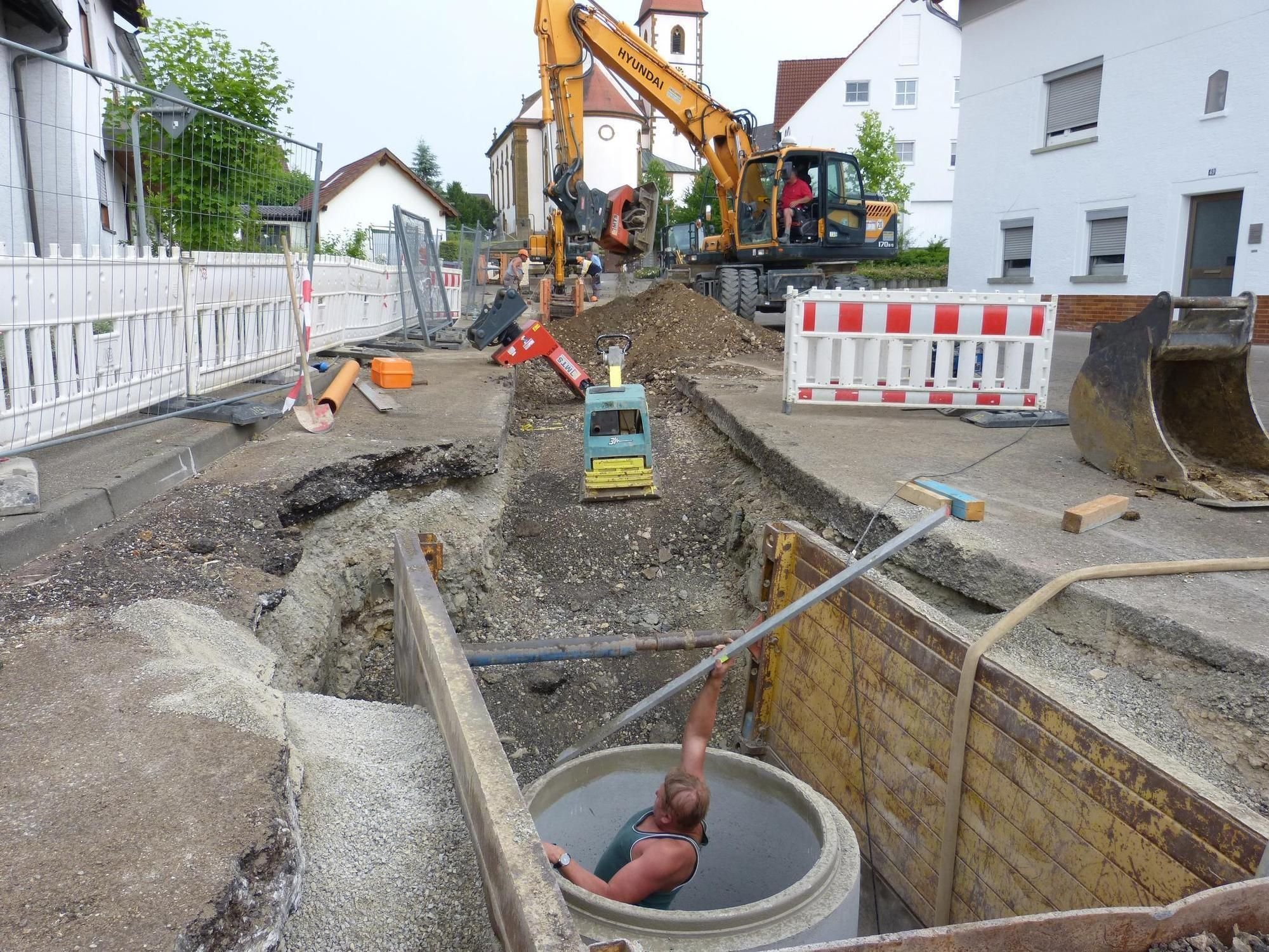 Ortsdurchfahrt Westhausen Bleibt Länger Gesperrt