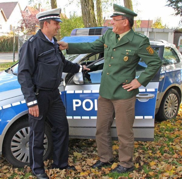 Grün war gestern: Polizisten tragen jetzt blau