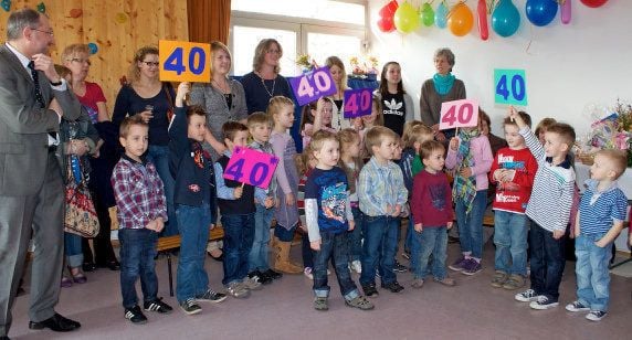 Kindergarten Sankt Franziskus ist 40 Jahre alt