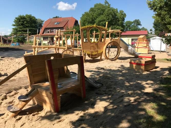 Neuer Spielplatz in Mirow erinnert an Sophie Charlottes Hochzeitsreise