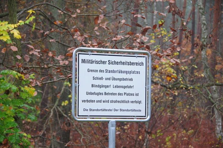 Wald Ist Plötzlich Bundeswehr-Sperrgebiet