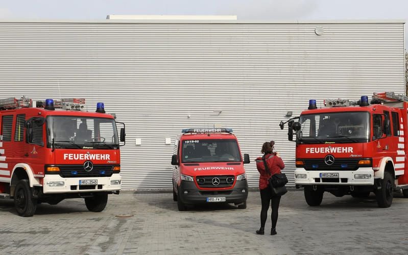 Feuerwehr-Zapfenstreich in Neubrandenburg