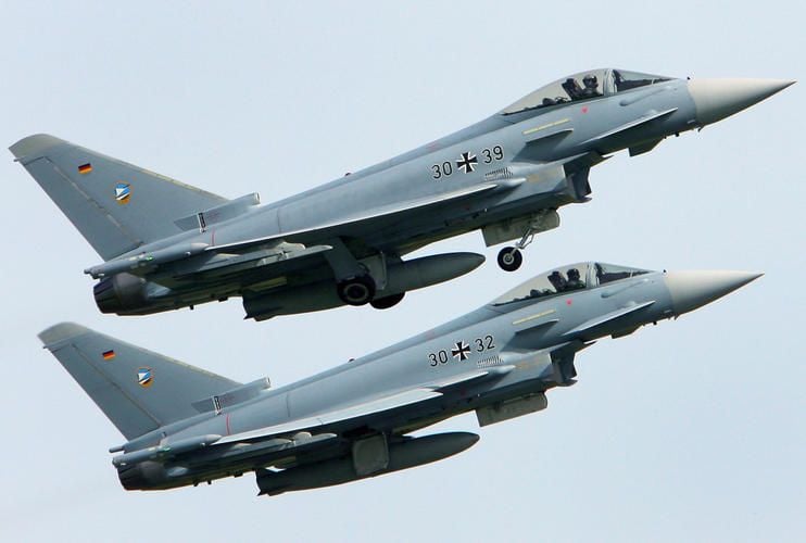 Luftwaffe eskortiert russisches Militärflugzeug vor Rügen