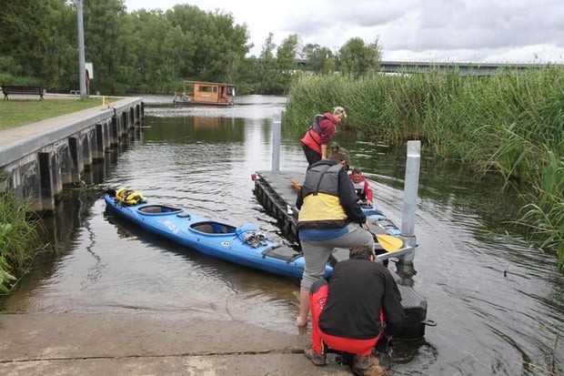 Schwimmende Stege für Paddler an der Tollense geplant