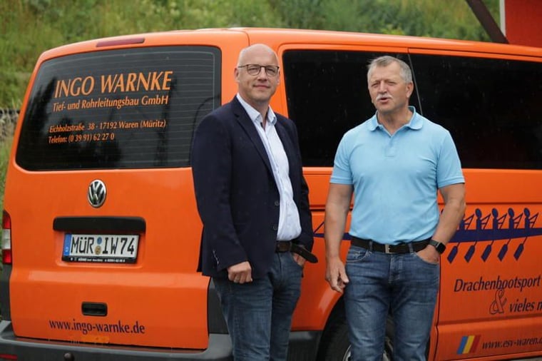 Unternehmer Warnke baut auf Kandidaten Schnur