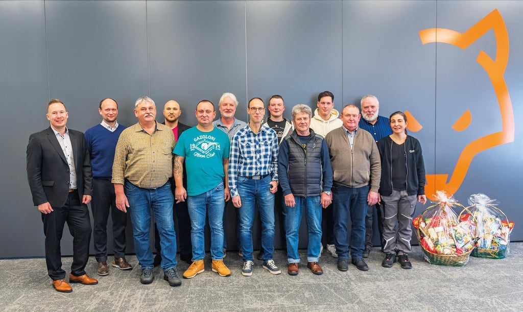 Die Wölfle GmbH ehr langjährige Mitarbeiter