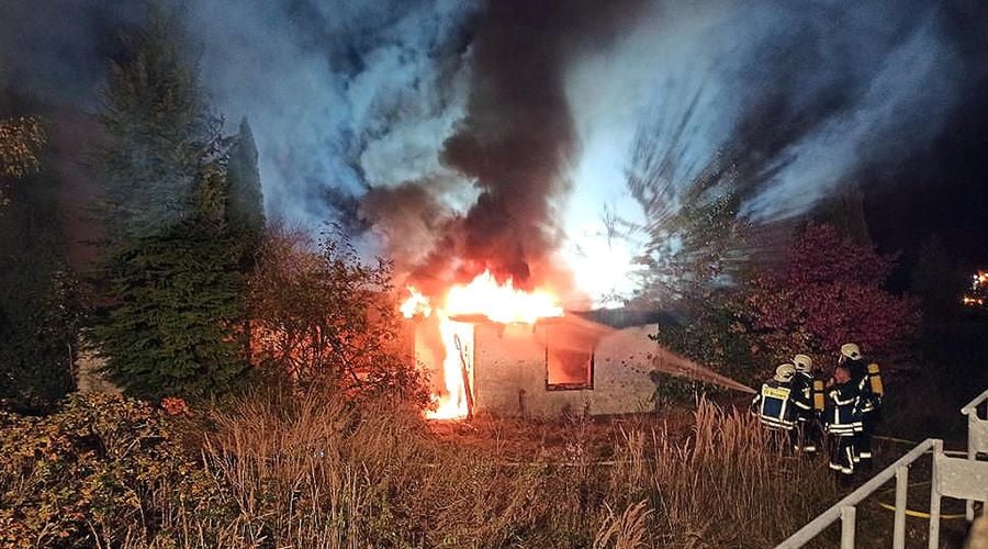 Feuer bei Kummerow – Haus brennt komplett ab