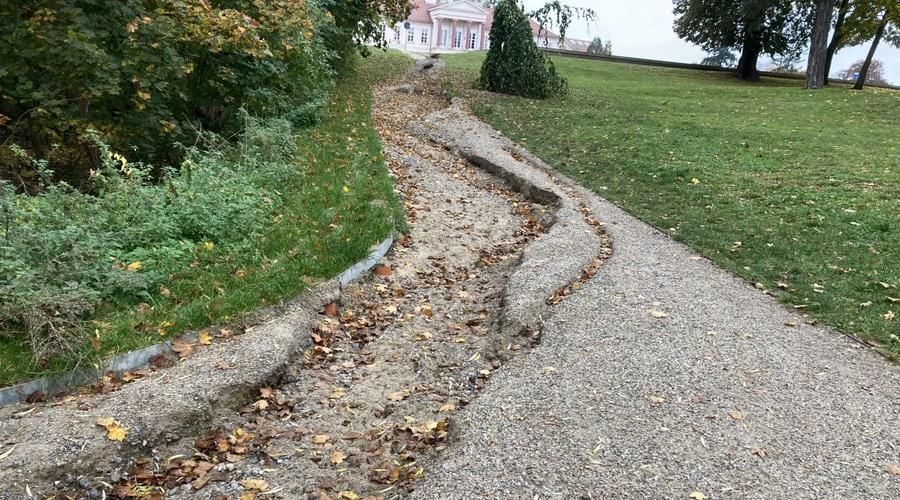 Sanierung für zerstörten Weg am Schlossberg lässt auf sich warten