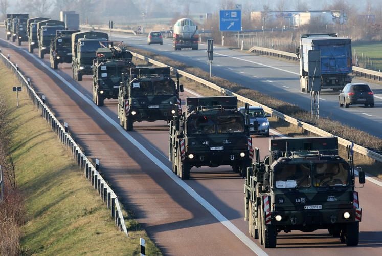 Bundeswehr auf den Straßen von MV unterwegs