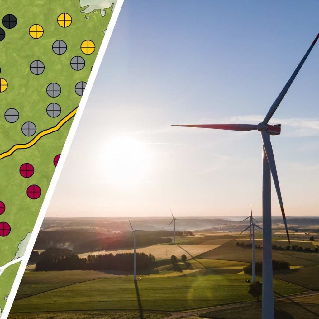 Diese Karte zeigt, wo sich bis 2029 Windräder drehen sollen