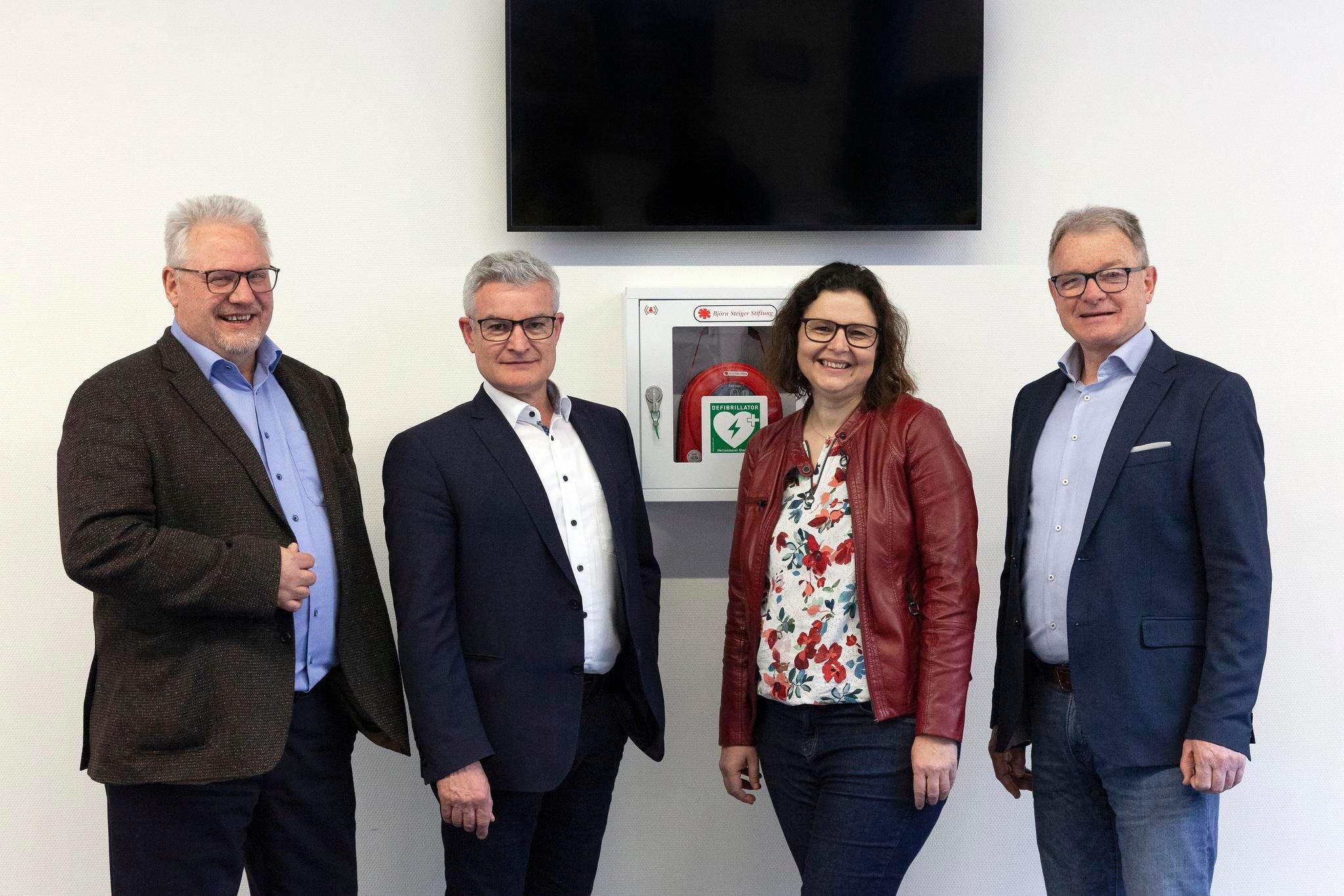 Drei Defibrillatoren für das Berufsschulzentrum Bad Saulgau