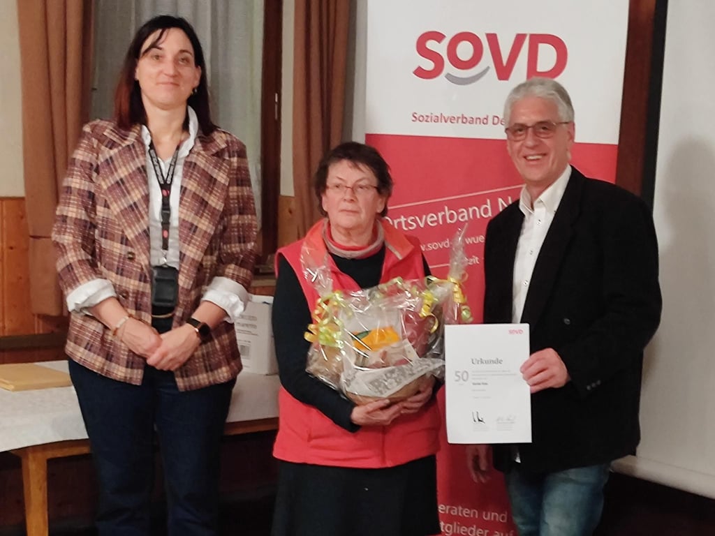 Ereignisreicher Abend beim SoVD Neukirch
