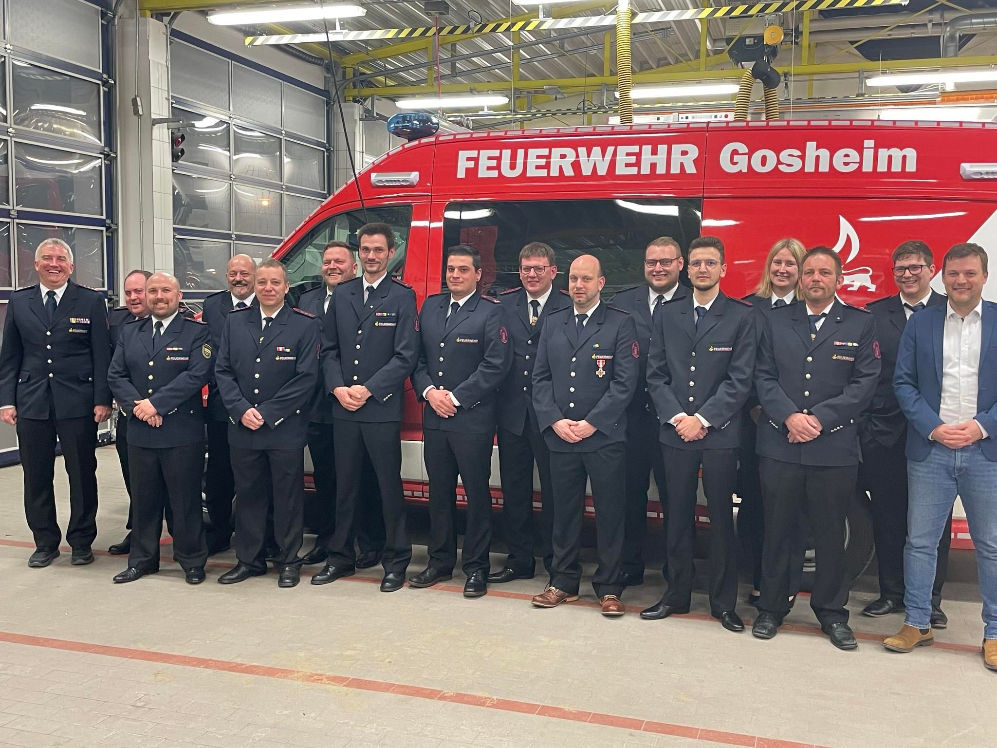 Feuerwehr Gosheim blickt auf 3.838 geleistete Stunden zurück
