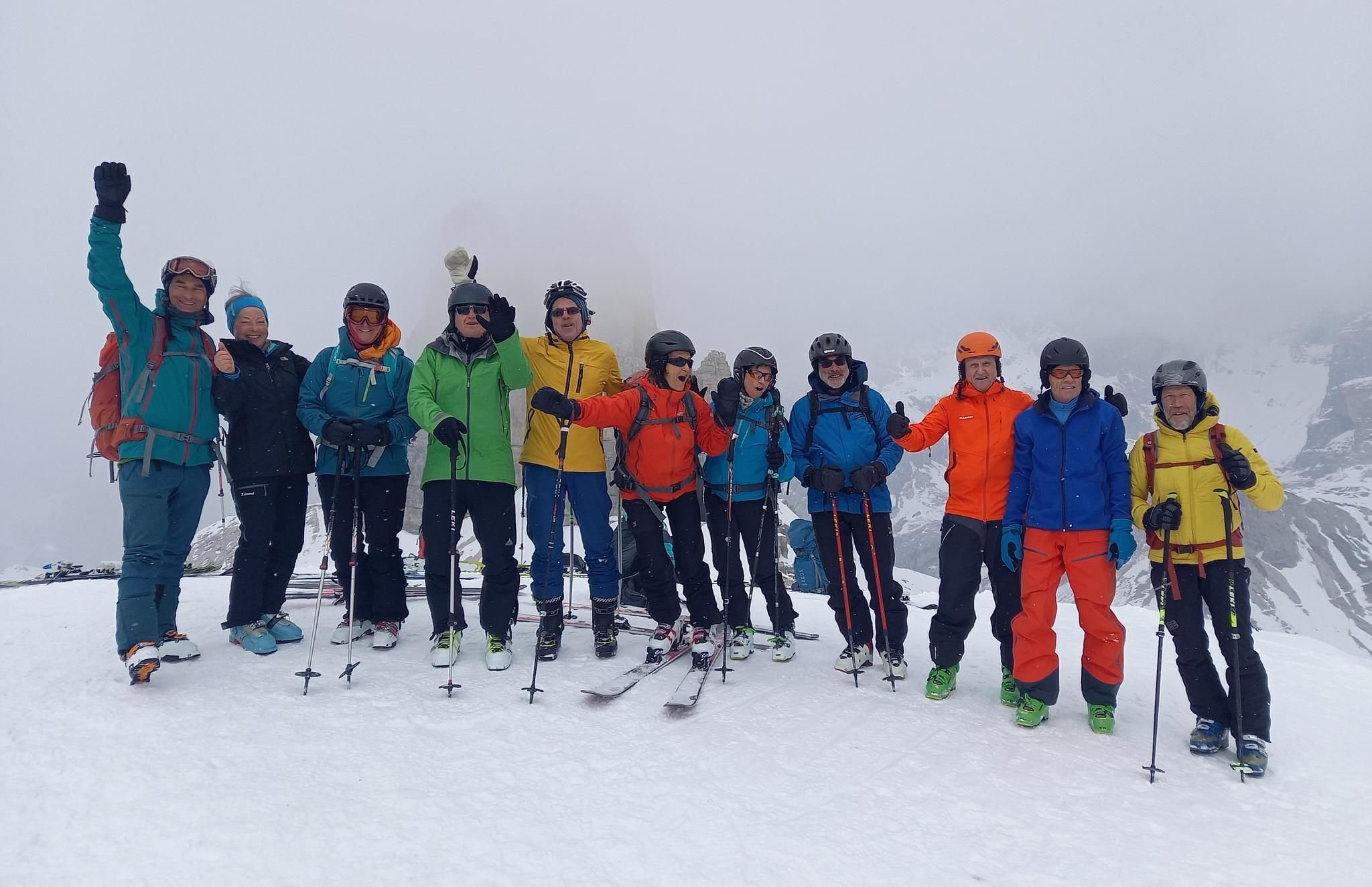 Skitourenwoche der DAV Sektion Biberach in den Dolomiten