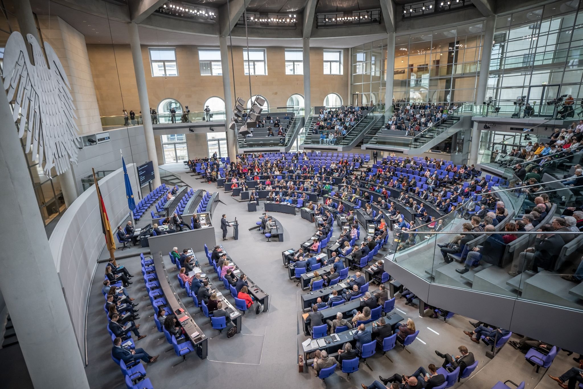 Reden im Bundestag teils unverständlich
