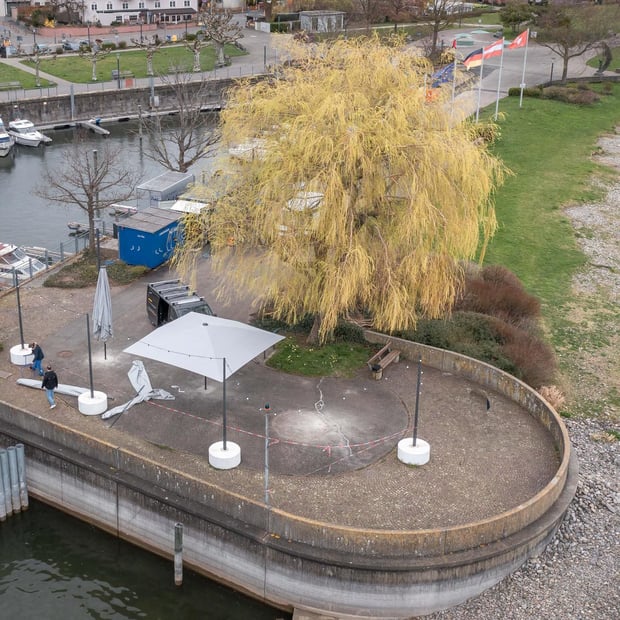 Langenargen Lokal auf dem Noli Platz eröffnet am 17. April