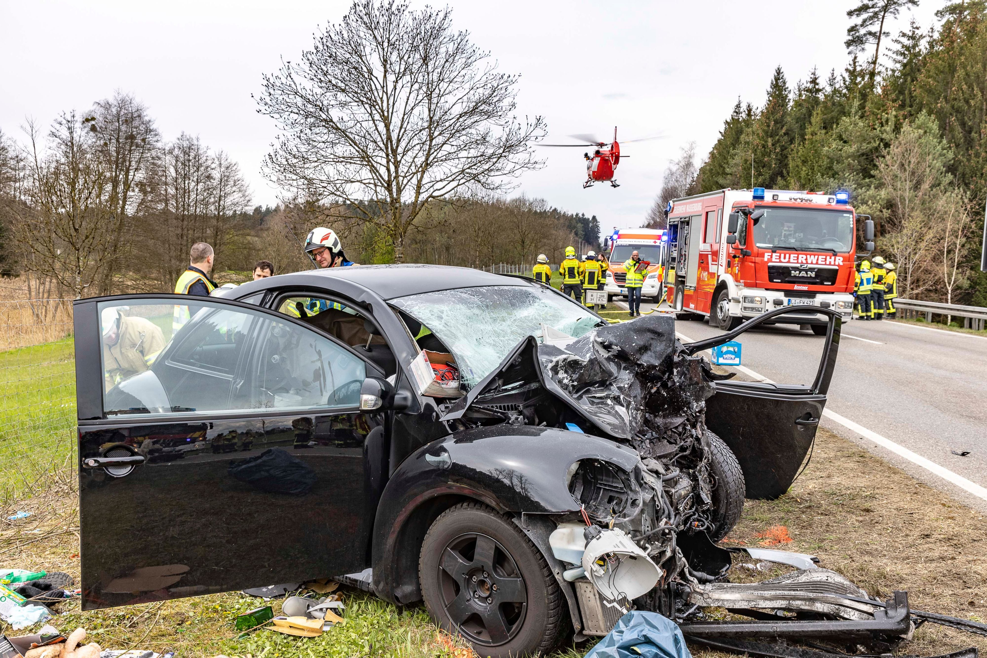 Lindau: Tödlicher Unfall Auf Der B31 Bei Rickatshofen