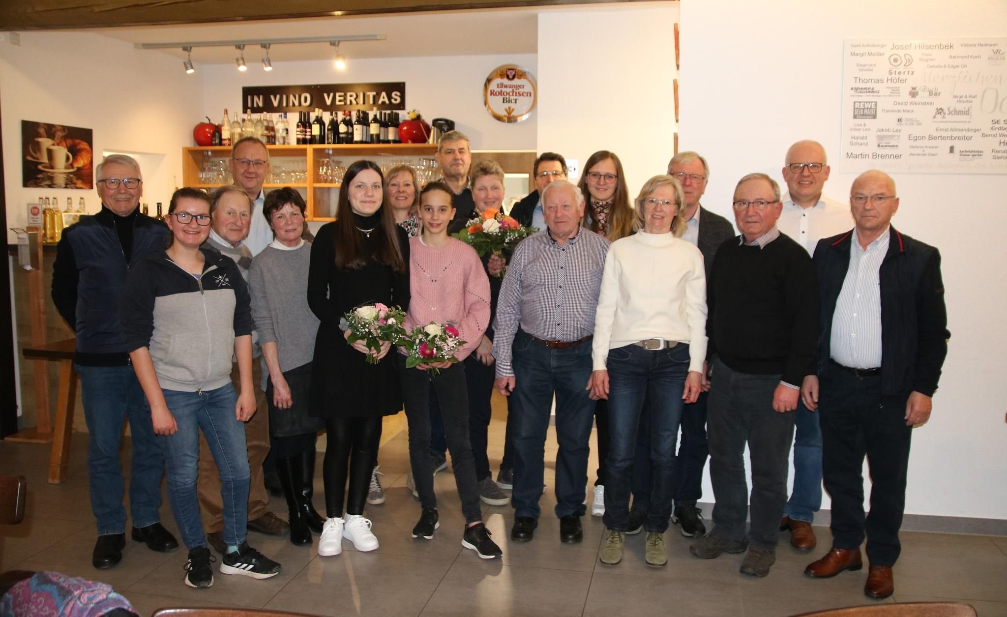 RV Rindelbach ehrt langjährige Mitglieder