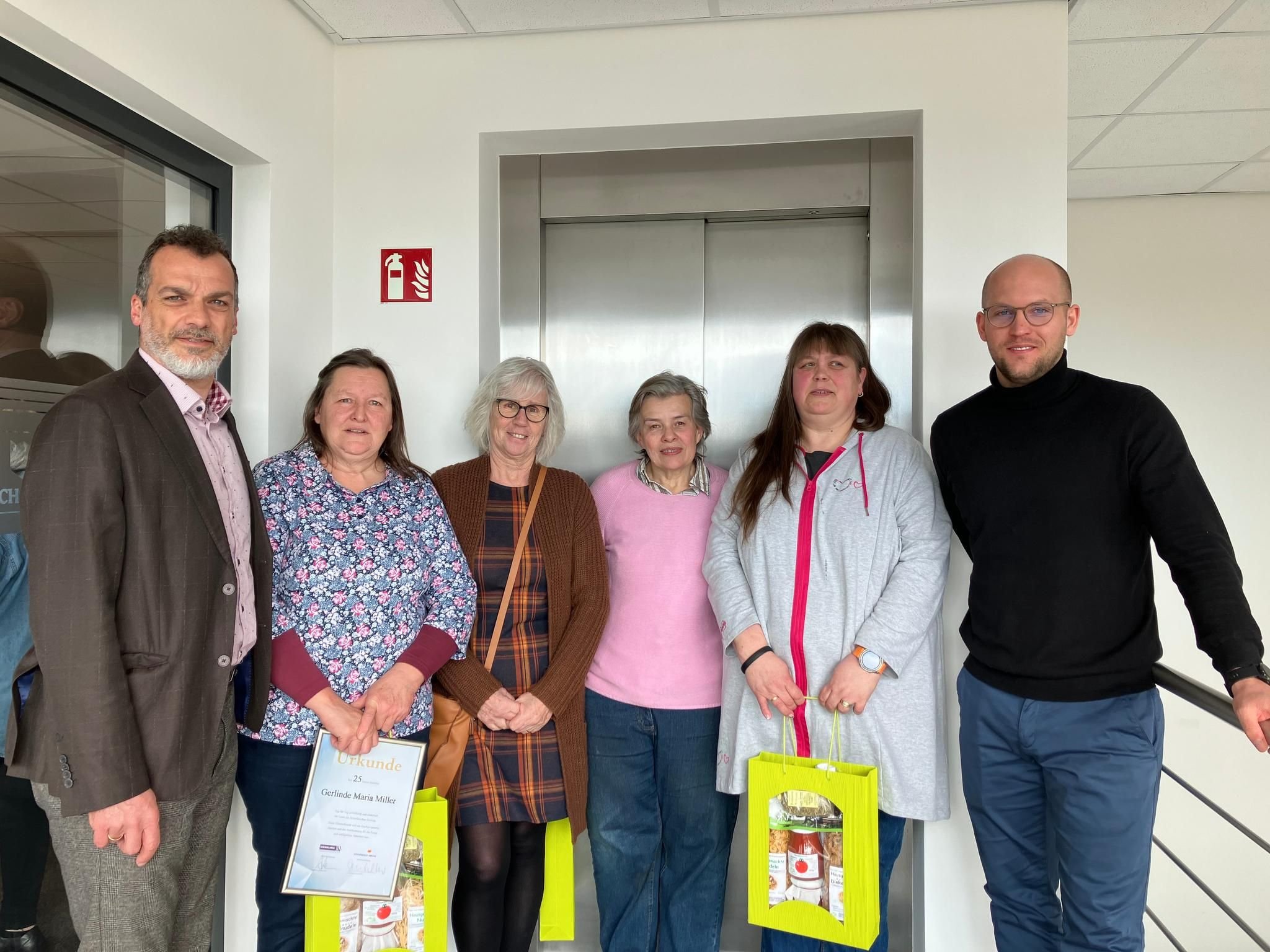 Merkuria ehrt Mitarbeiter Weingarten