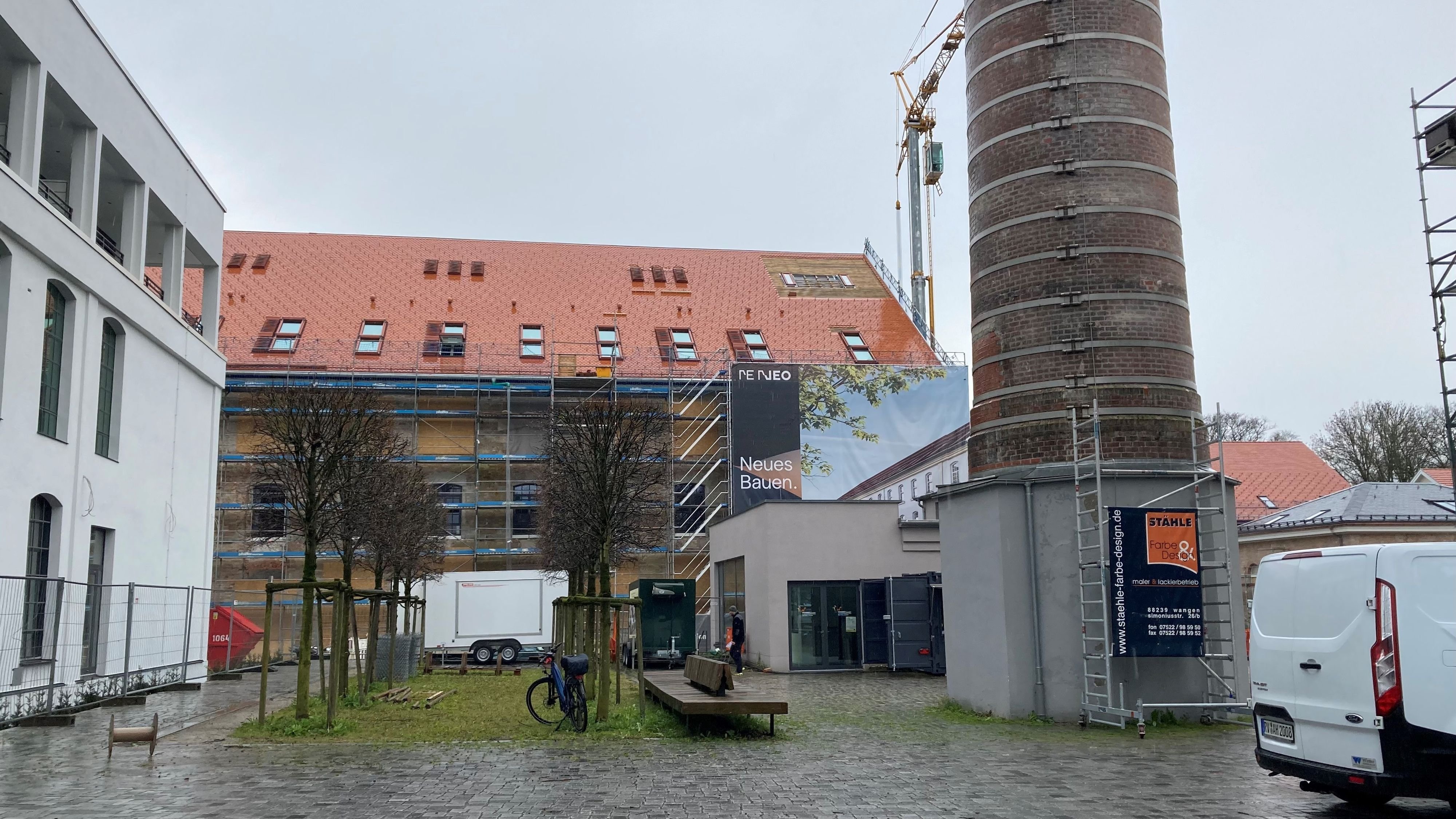 Alte Spinnerei in Wangen feiert Richtfest