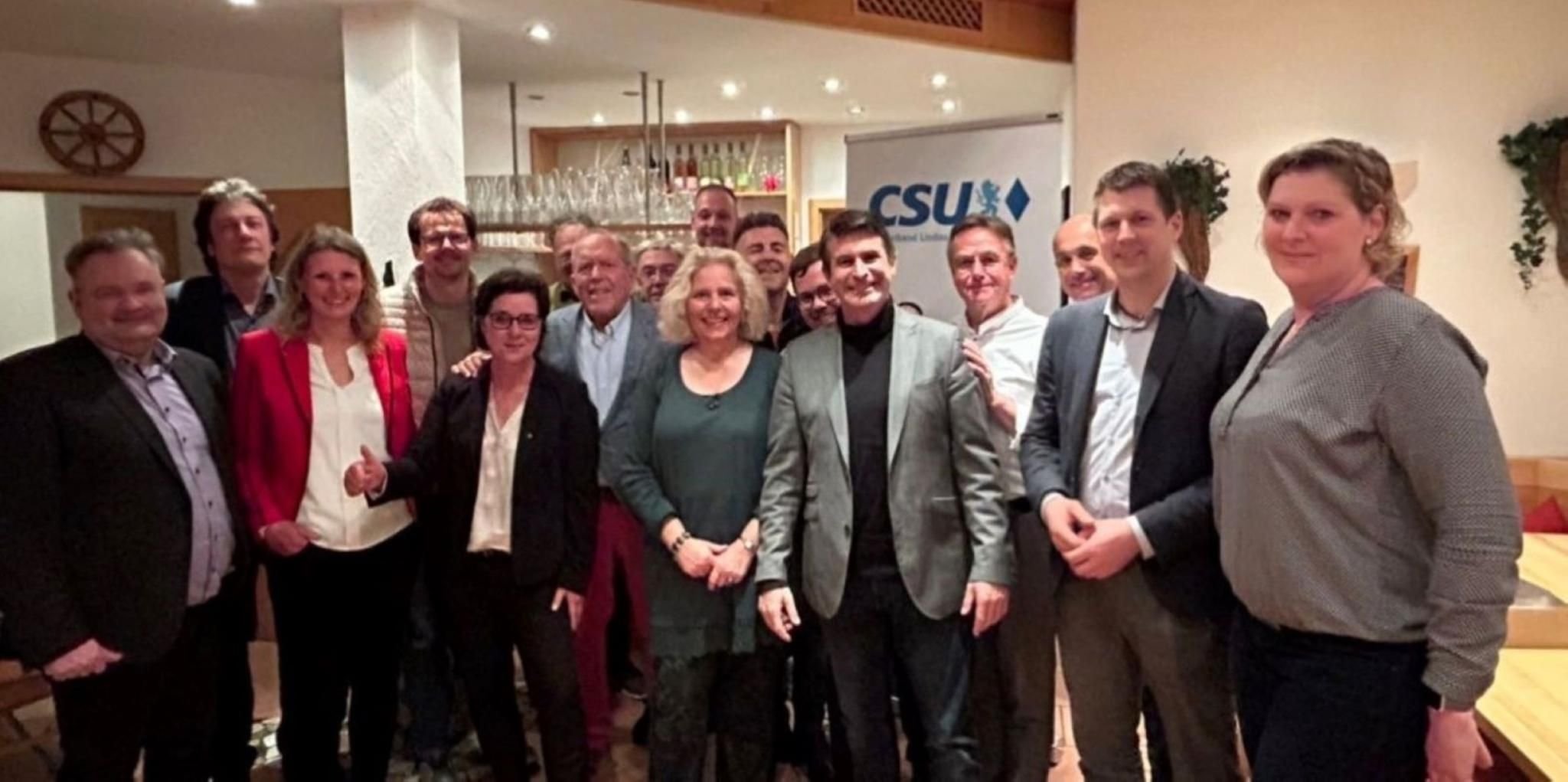 Mitglieder der CSU Lindau wählen neuen Vorstand