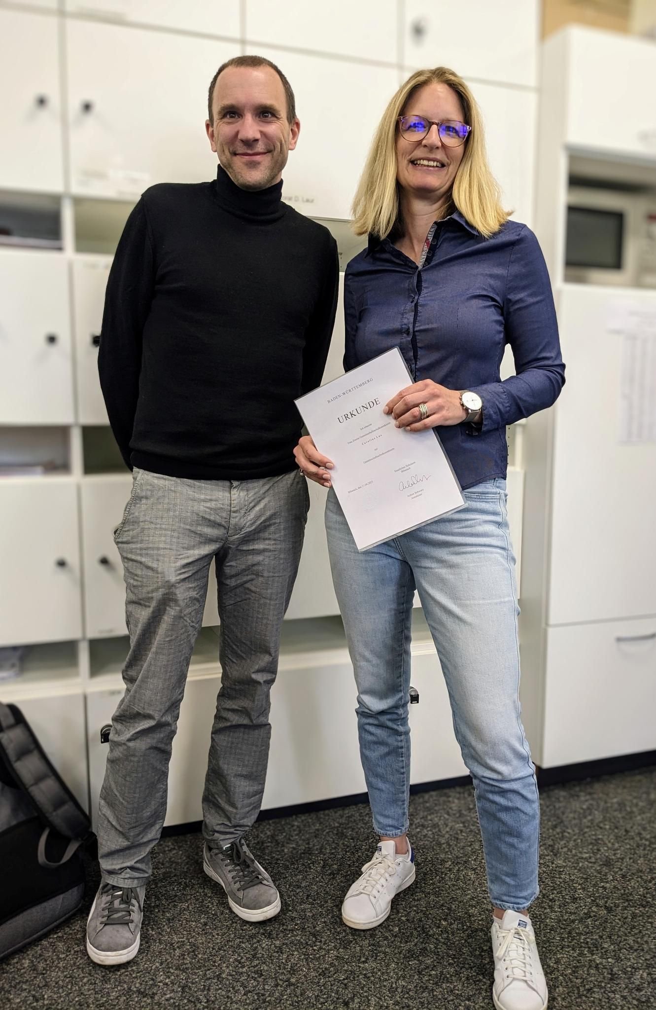 Neue Konrektorin an der EKS Laichingen
