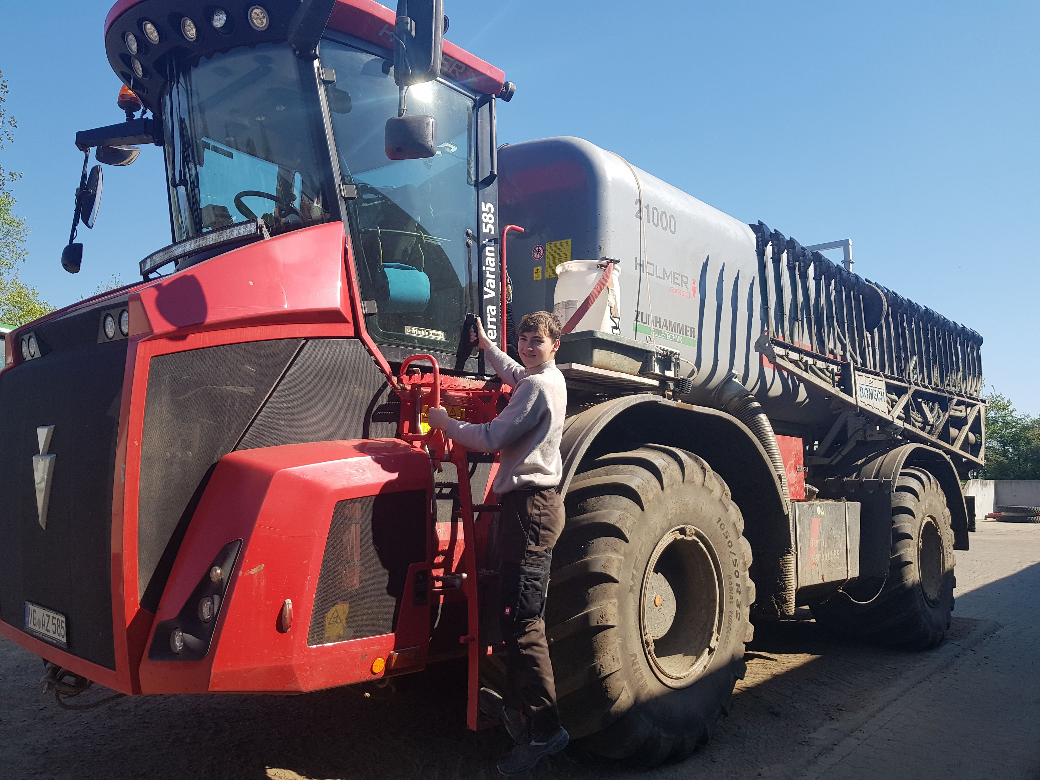 Deutschlands bester Nachwuchsmelker hat noch viel vor