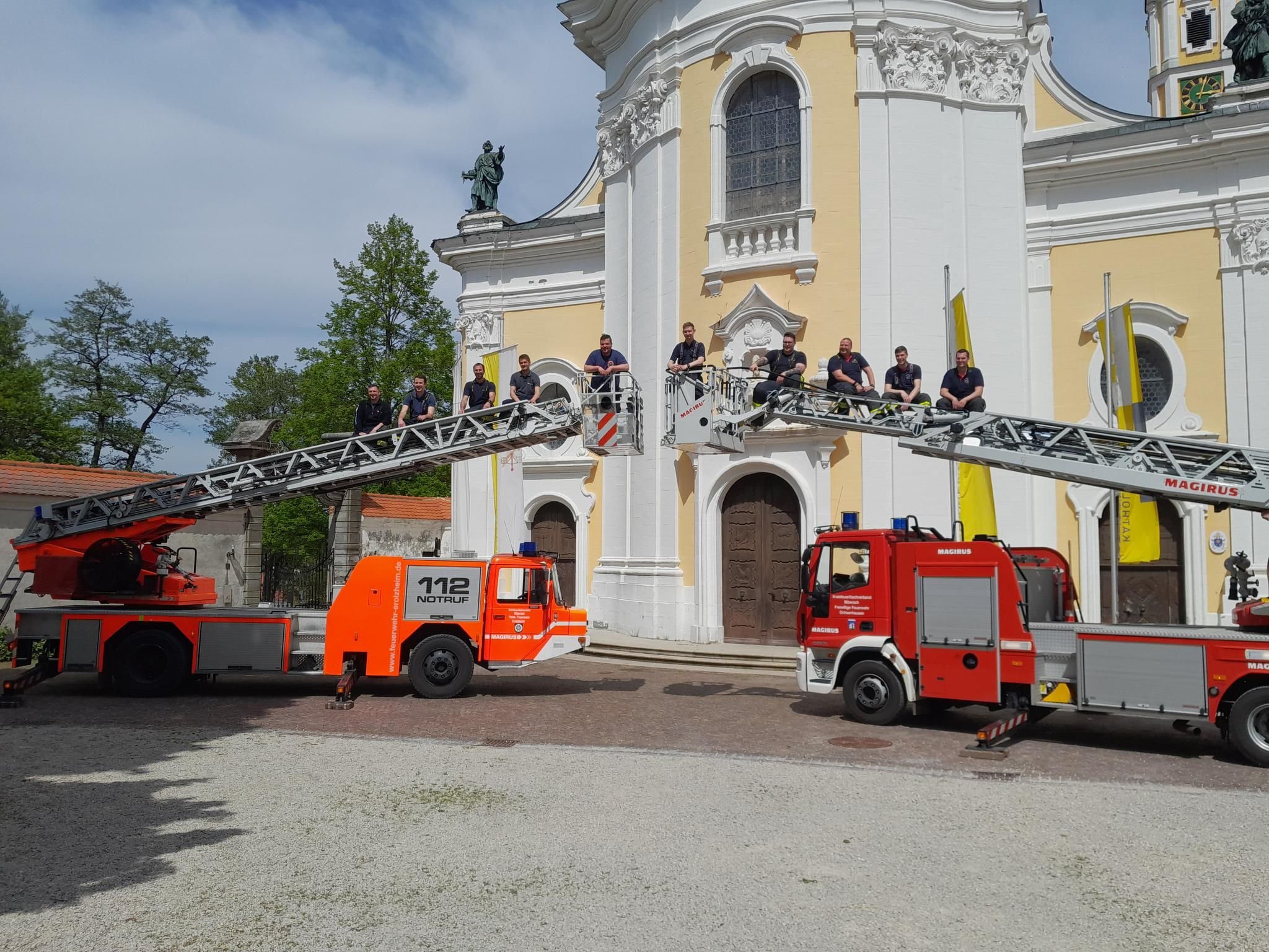 Feuerwehr–Ausbildung in Ochsenhausen