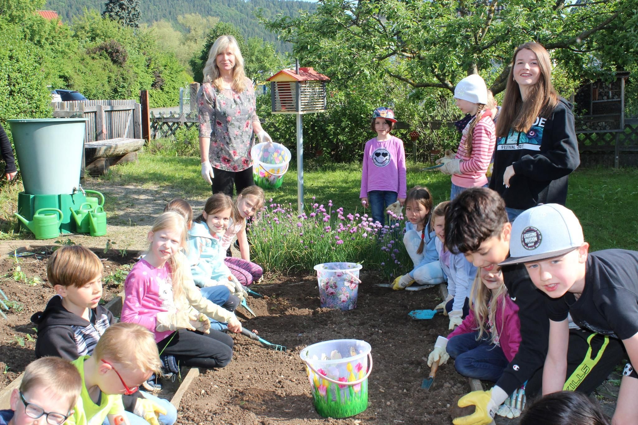 Wildkräuterprojekt in der Donauschule Nendingen